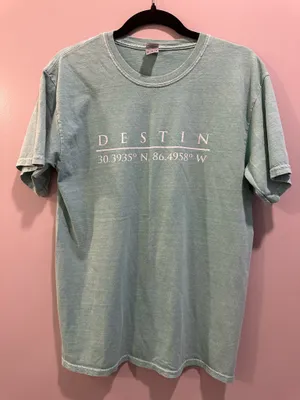 Comfort Colors Gildan Destin Florida Short Sleeve Logo Tee thumbnail 1
