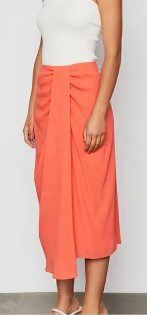 Bailey 44 Salmon Nessa Skirt Size Small In Orange thumbnail 1