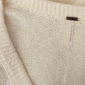 FREE PEOPLE‎ Brookside Tunic Sweater Ivory Slouchy Solid Knitwear Scoop Large thumbnail 12