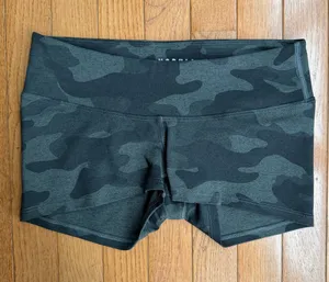 NOBULL Camo Compression Shorts Grey Green Camouflage Spandex Gym CrossFit Small thumbnail 1