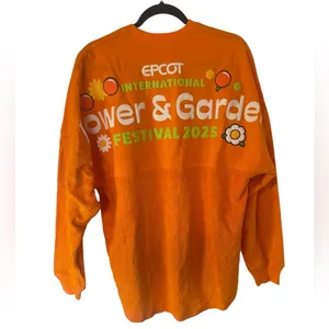 Disney Parks 2025 Epcot Flower Garden Festival Orange Bird 30th Spirit Jersey thumbnail 4