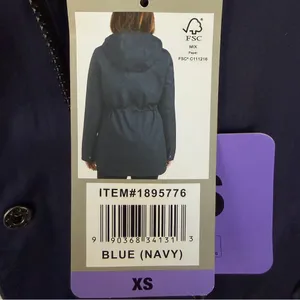 Hunter Women’s Wind & Water Resistant 100% Cotton Raincoat Hooded Jacket Size XS thumbnail 15