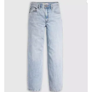 Levi's 26x30 Premium Baggy Dad Women's Jeans Fan Fare Light Wash thumbnail 4