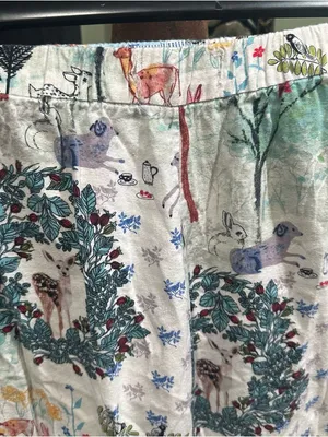 Anthropologie E by Eloise Woodland Animal Pajama Pants – Size XS thumbnail 4