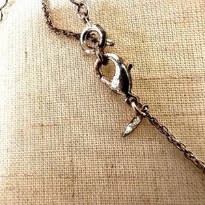 Avon triple teardrop vintage pendant necklace thumbnail 6
