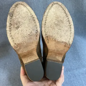 Rag & Bone Women's 37 Newbury Ankle Boots‎ Distressed Brown Suede Heeled- FLAWED thumbnail 12