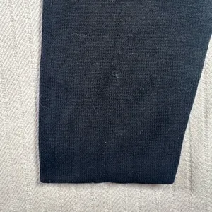 Talbots Women Large Black Sweater Ribbed Collared V-Neck Knit Pullover Top thumbnail 12