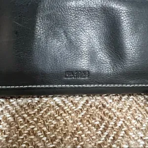Vintage Black Leather Wilsons Billfold Wallet Casual Daily Soft Leather thumbnail 4