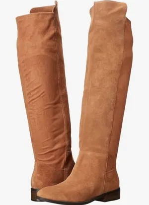 Lucky Brand Calypso Tall Pull-On Riding Boots in Ginger Size‎ 5 thumbnail 1