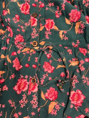 Free People Floral Print LS Free People Floral Print Long Sleeve Mini Dress M thumbnail 11