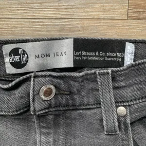 Levi's Silver Tab Black Mom Jeans 27 thumbnail 2
