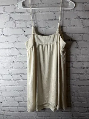 Wilfred Cream Spaghetti-Strap Summer Dress size medium thumbnail 7