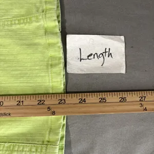 Christopher & Banks Skirt Size 6 Dopamine Lime Green A-line Midi Stretch Denim thumbnail 10