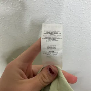 Wilfred Aritzia Organic Linen Mini Dress Sage Green Smocked Back‎ Size 6 thumbnail 4