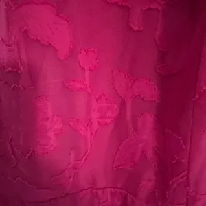 Lulus Days with You Magenta Floral Burnout Ruffled Mini Dress, Size XL NWT thumbnail 3