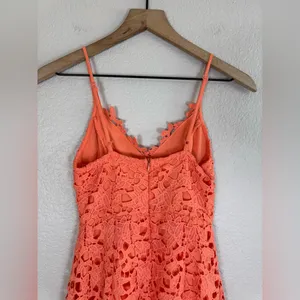 Astr The Label Lace Midi Dress Coral Peach size XS $90 thumbnail 8