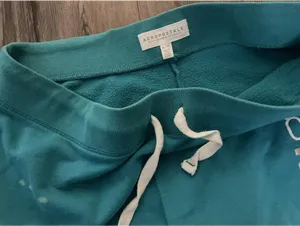 VTG Aeropostale Sweatsuit Set Womens Sz M Teal Spellout Y2K thumbnail 7