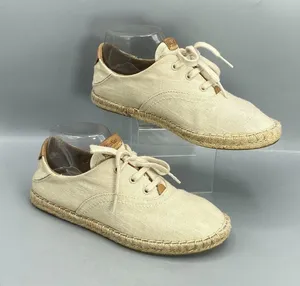 OluKai Kaula Pa'a Lī 20463-2020 Espadrille Shoes Women 6.5 Beige Casual Shoe thumbnail 1