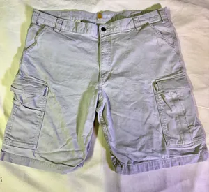 Carhartt Men’s Khaki Relaxed Fit Shorts 42 thumbnail 1