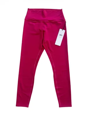 NWT Alo Yoga 7/8 High Waisted Airlift Leggings - Lipstick Red Size Large thumbnail 2