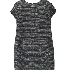 Banana Republic Black and White Textured Mini Dress thumbnail 2