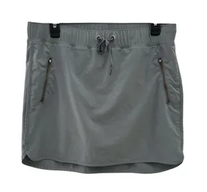 Athleta Stretch In Skort Skirt Cobblestone Gray Medium 438956 thumbnail 1
