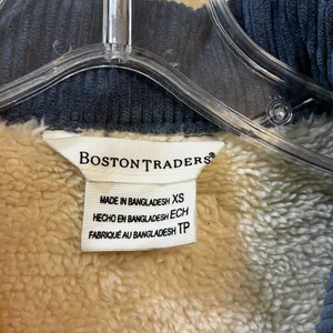 Boston Traders Women's Sherpa Lined Blue Corduroy Jacket Trucker Style Size XS thumbnail 5