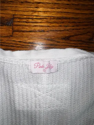 Pink Lily Waffle Knit Pullover thumbnail 2