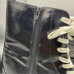 Rocket Dog lace-up combat moto boots Size 10 thumbnail 9