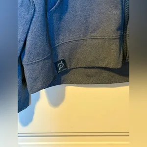 Peloton Blue Dreamblend Relaxed Full Zip Hoodie Sweathshirt thumbnail 9