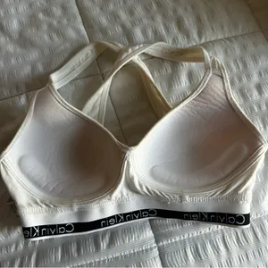 Calvin Klein Women's White Bralette thumbnail 4