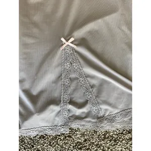 Lingerie Victoria’s Secret Gray Lavender Lace Babydoll Chemise Nightgown S thumbnail 5