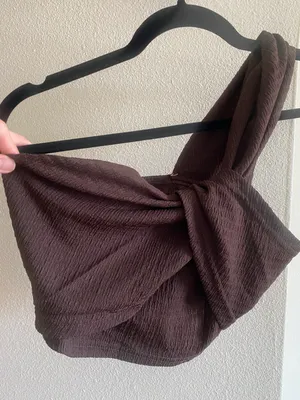 Brown Crop Top Size XS thumbnail 1