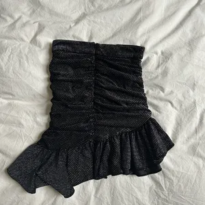 Zara black Ruched Skirt thumbnail 3