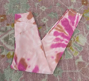 Aerie Offline Real Me Tie Dye High Waisted Crossover Leggings thumbnail 1