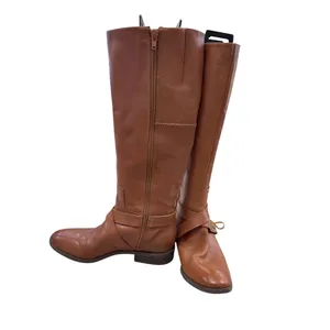 Nine West Womens Brown Knee-High Riding Leather Boots 6.5M SKU 7435 thumbnail 3