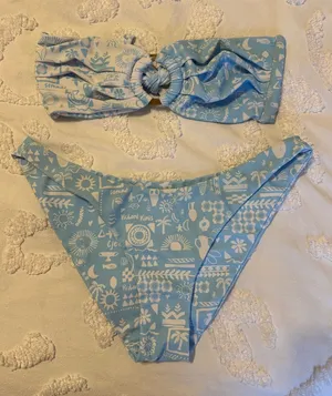 Kulani Kinis Bikini Set Blue thumbnail 1