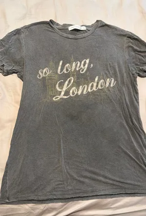 Altar'd State grey London short sleeve tshirt thumbnail 1