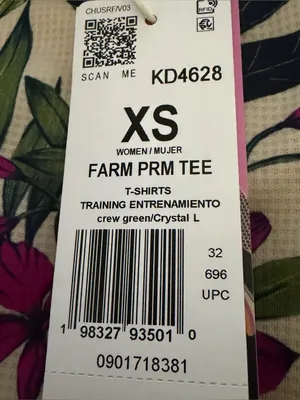 Farm Rio X Adidas Premium T-Shirt XS NWT thumbnail 11