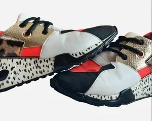 Steve Madden Sneakers with Gold and Pink Highlights Size 7.5 thumbnail 1