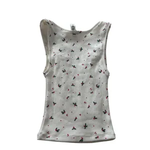 Skims Cotton Rib Tank Mistletoe Holly Size XXS NWOT Limited Holiday thumbnail 2