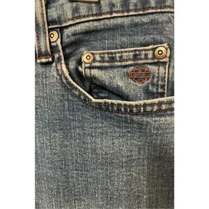 ‎Harley Davidson Straight Leg Jeans Blue Size 10P thumbnail 8