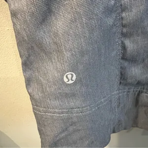 Women's Lululemon Apres Run Anorak Gray Heathered Herringbone Hooded Jacket 6 thumbnail 7