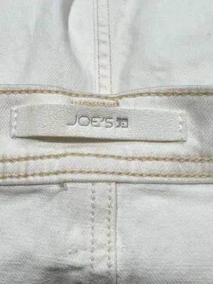 Joes Jeans Avery Cuffed White Denim Shorts Women’s 27 thumbnail 6