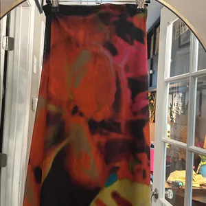 Zara Tie Dye Tube Dress thumbnail 6