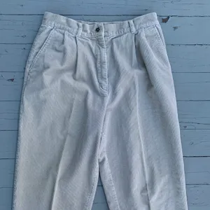 Vintage Y2K Beige Cream Corduroy LL Bean High Waisted Pants thumbnail 5