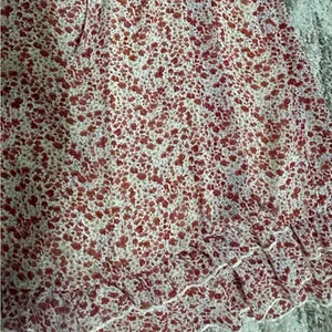 Floral red dress spaghetti straps L thumbnail 4