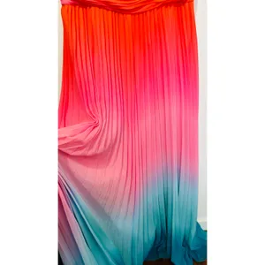 AMUR Blue Ombre Pleated A-Line Sweetheart Emmett Sunset Gown Dress Size 8 thumbnail 10