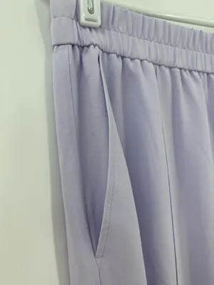 Eileen Fisher Crisp White Wide-Leg Elastic Waist Pants thumbnail 6