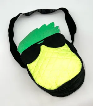 Pink Victoria’s Secret Quilted Pineapple Shoulder Bag with Sunglasses thumbnail 1